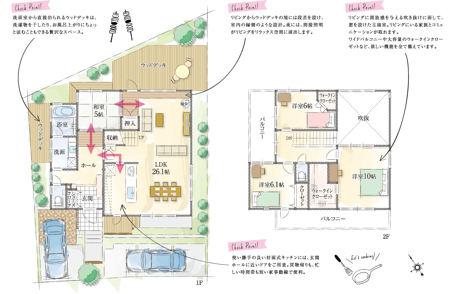 モデルハウスB 間取り図