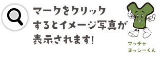 マークをクリックするとイメージ写真が表示されます!